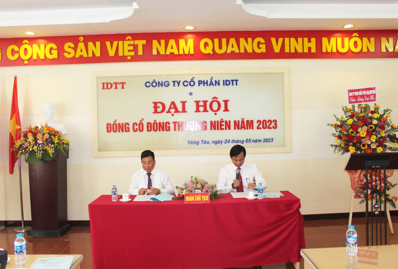 IDTT TỔ CHỨC THÀNH CÔNG ĐẠI HỘI ĐỒNG CỔ ĐÔNG THƯỜNG NIÊN NĂM 2023