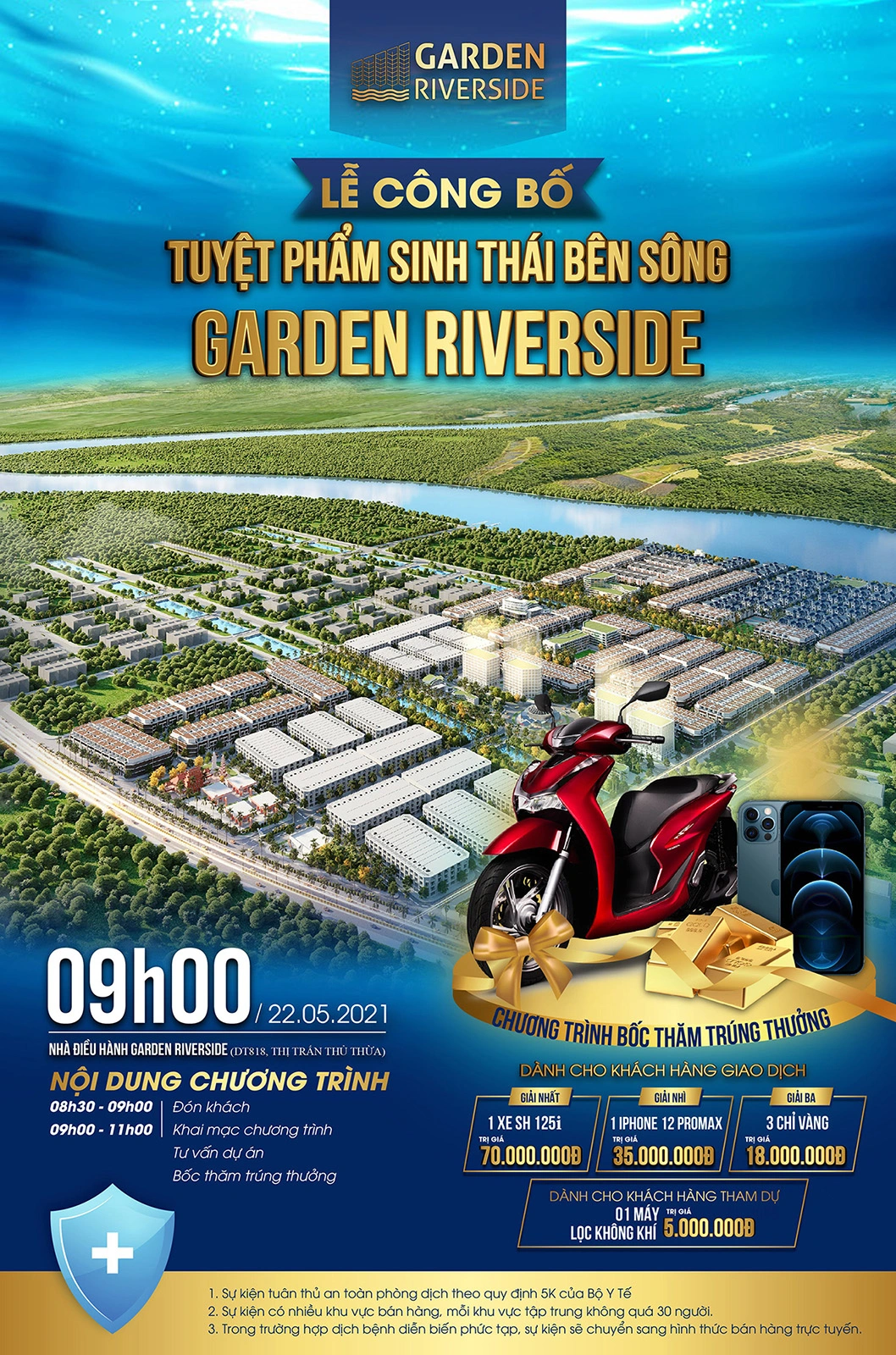 LỄ CÔNG BỐ TUYỆT PHẨM SINH THÁI BÊN SÔNG GARDEN RIVERSIDE