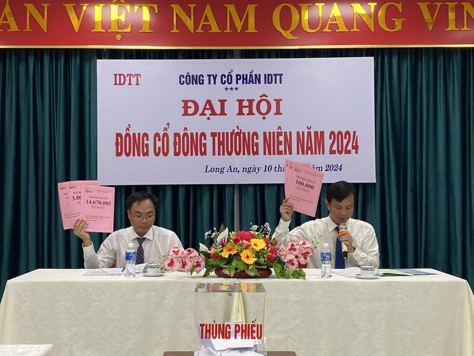 IDTT TỔ CHỨC THÀNH CÔNG ĐẠI HỘI ĐỒNG CỔ ĐÔNG THƯỜNG NIÊN NĂM 2024